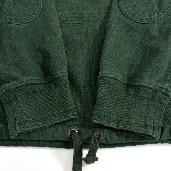 90 00s ポロラルフローレン フード付 ラガーシャツ L 緑 長袖