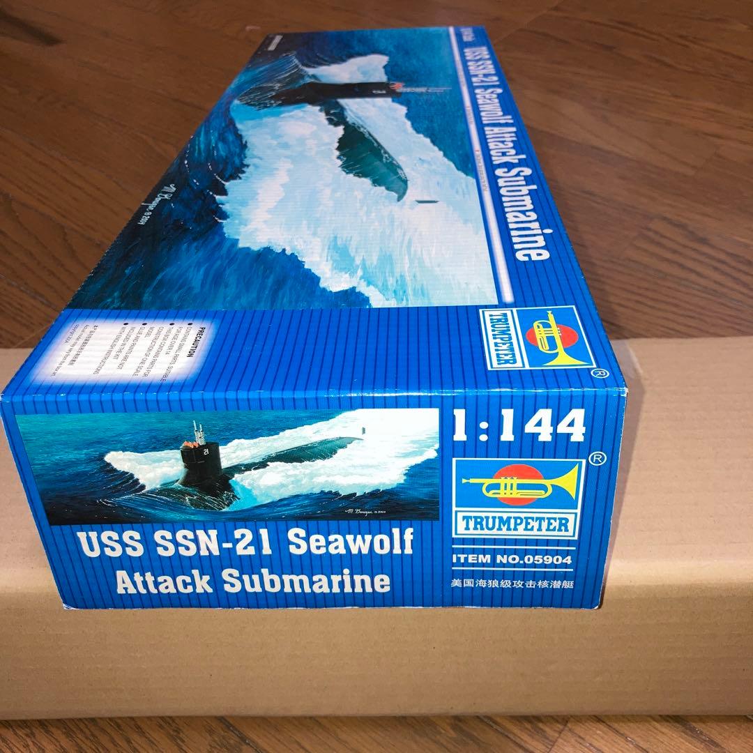 米海軍USS SSN-21 攻撃型原子力潜水艦 シーウルフ　Seawolf