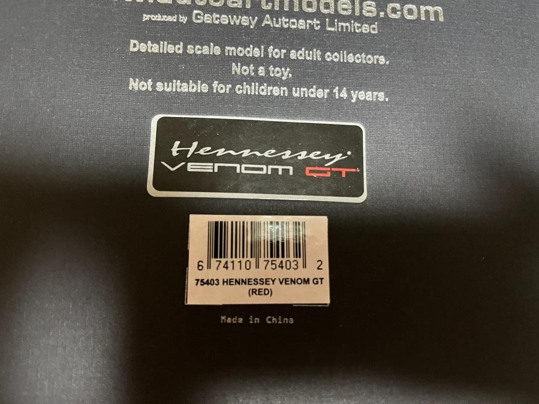 オートアート1/18 ヘネシー ヴェネム GT RED レッド - メルカリ