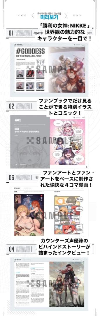 韓国限定 勝利の女神：NIKKE 公式アンソロジーファンブック 特別版 特装版