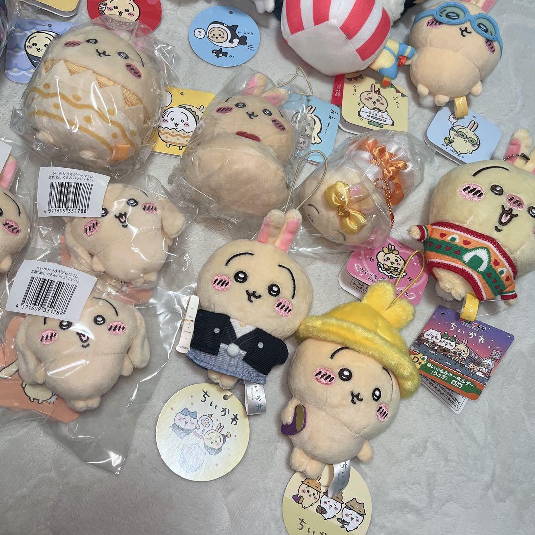 【1/31まで値下げ中】ちいかわ うさぎ マスコット まとめ売り 24点
