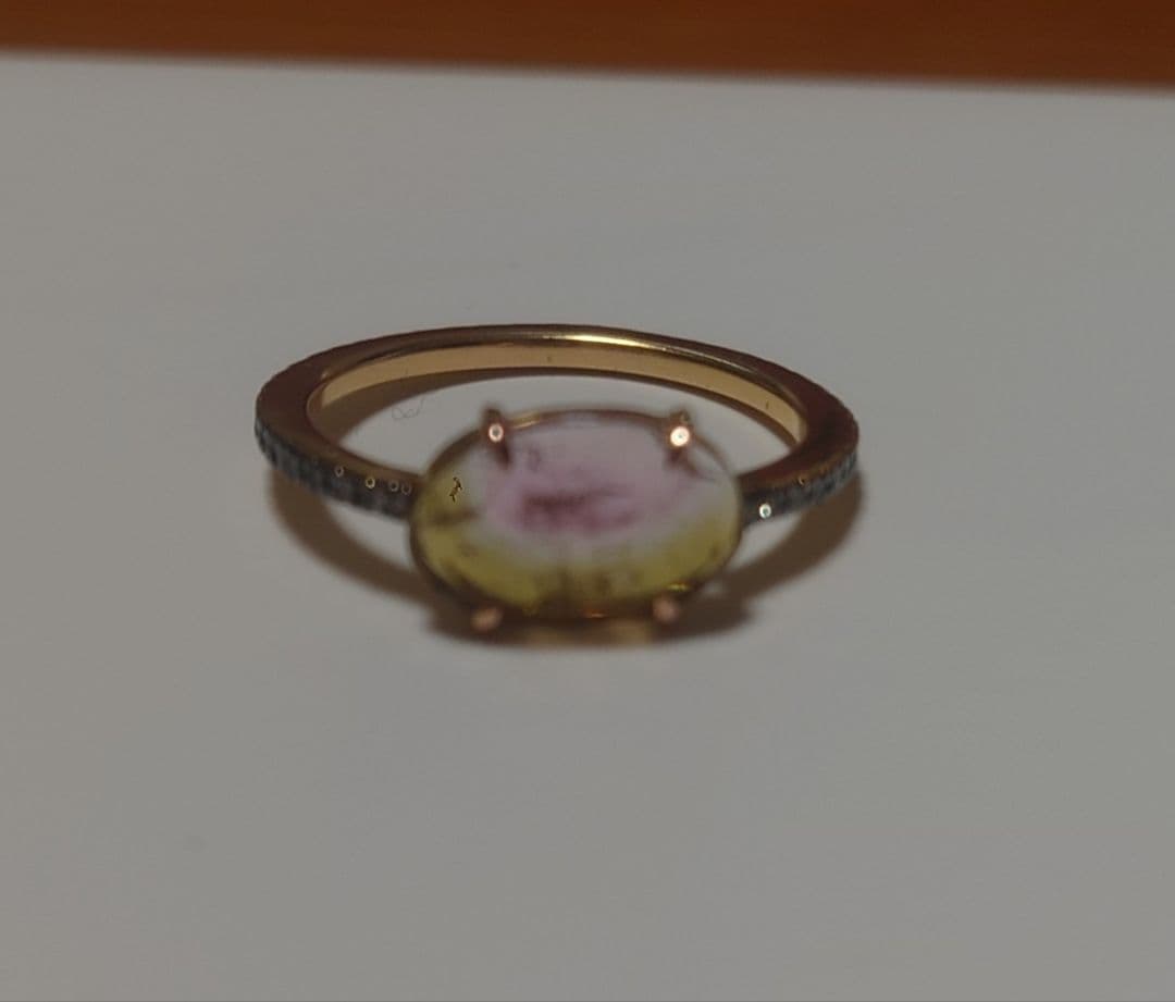 アルティーダウード ウォーターメロントルマリン パフェダイヤモンド9