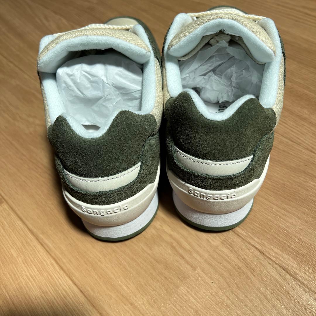 新品 SANGACIOにゅ〜ず『Linen×Olive 』新作スニーカー24cm - メルカリ