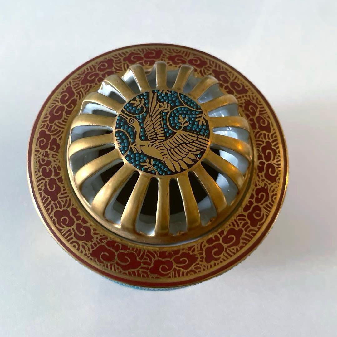 美品】九谷焼 香炉 九谷良山 陶器 工芸品 三本足 香炉 - メルカリ