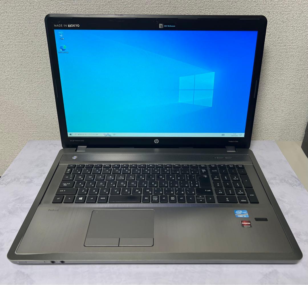 HP ProBook 4740s Core i3 3110M ノートパソコン Amazon.co.jp: 超大画面17.3型ノートパソコン HP ProBook 4740s Core