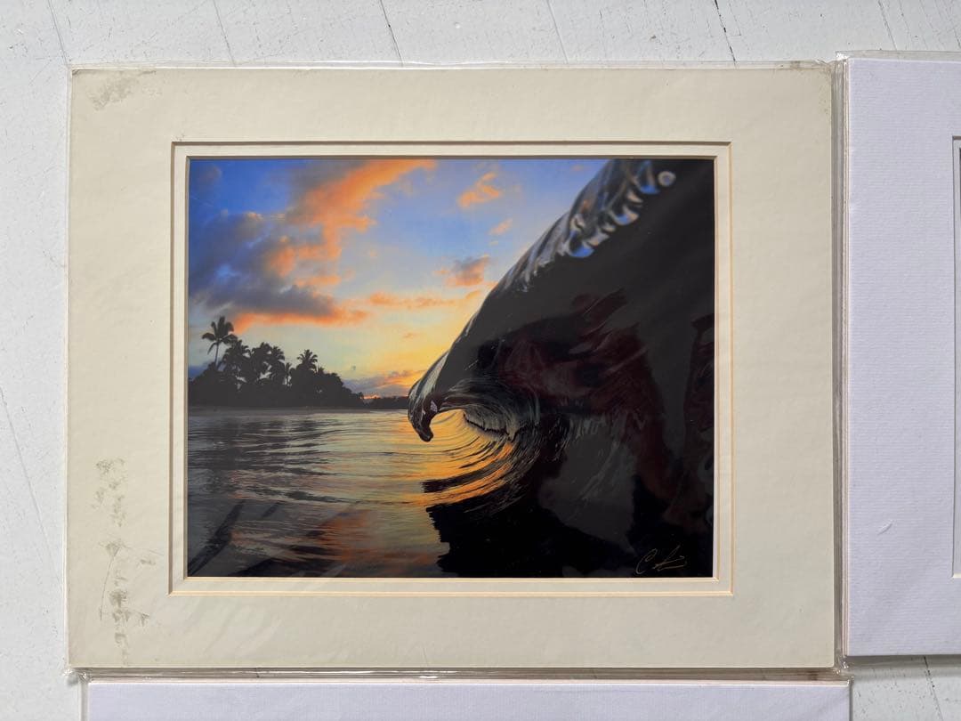 ハワイ　写真家　クラークリトル 絵　海　ノースショア　波　サーフィン