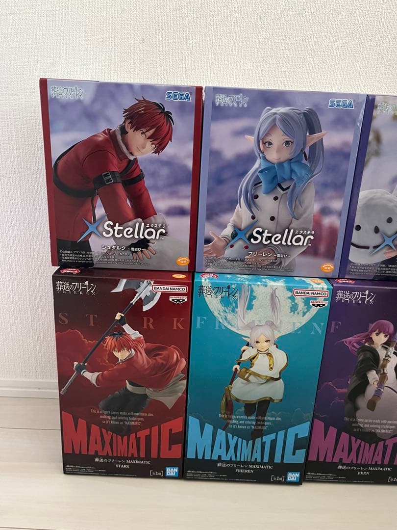 葬送のフリーレン　フリーレン・フェルン・シュタルク　フィギュア　8点セット