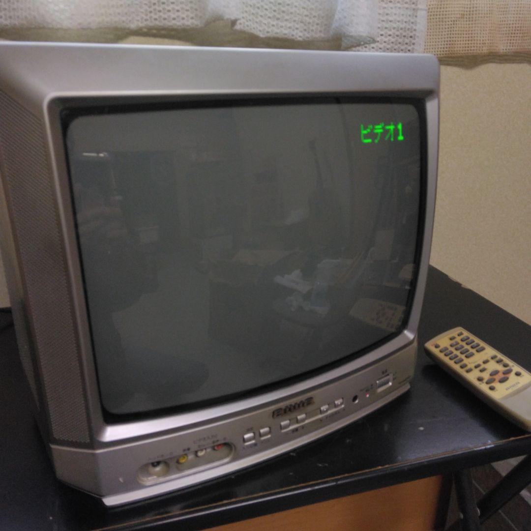 送料込☆aiwa(アイワ)☆ブラウン管テレビ14型☆TV-14ST77☆動作品