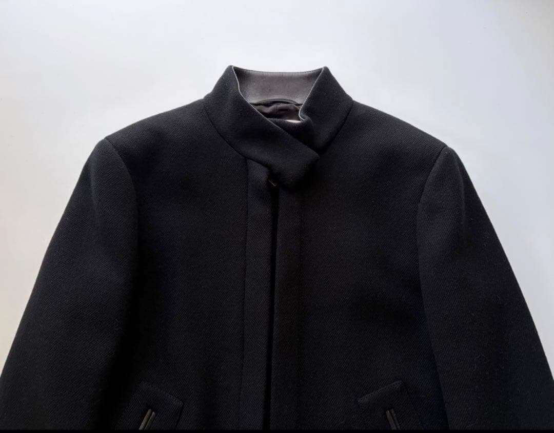 Prada Leather & Wool Jacket IT40 - メルカリ