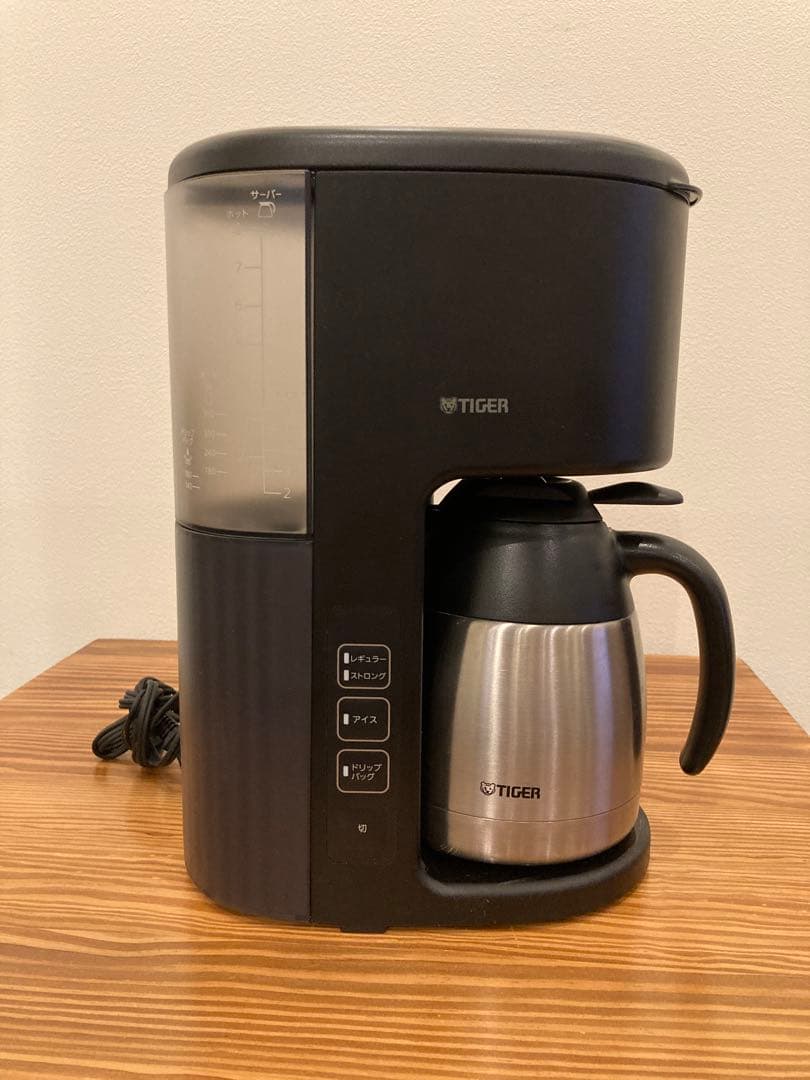 【美品:1回使用のみ】タイガー　コーヒーメーカー　ACE-V081 タイガー魔法瓶 コーヒーメーカー タイガー 1.08L TIGER ACE-V081KT