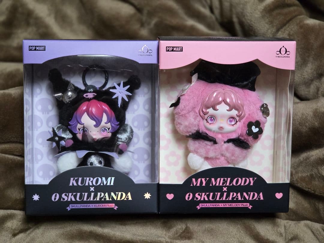 新品未開封品】スカルパンダ x クロミ＆マイメロ サンリオコラボ 2体