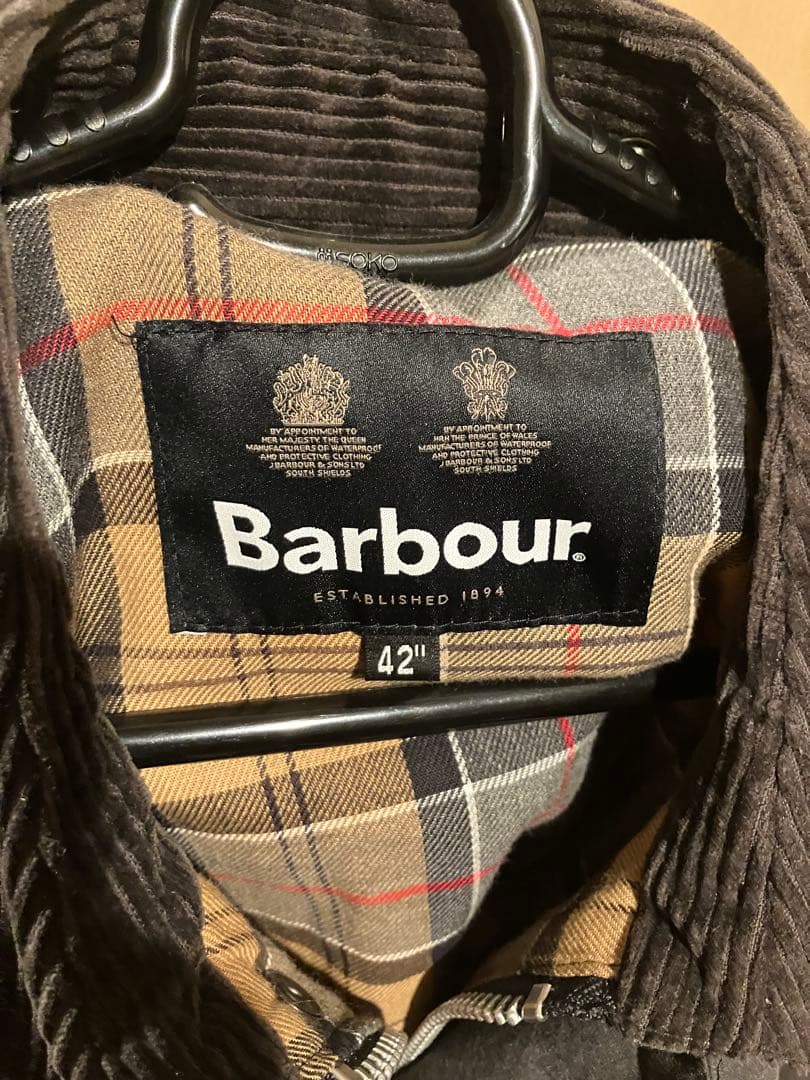 く*う様 Barbour トランスポート （グレー） オイルドジャケット 23A