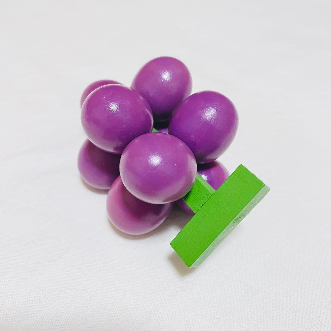 希少品] マザーガーデン ぶどう 木製おままごと マグネット 廃盤品