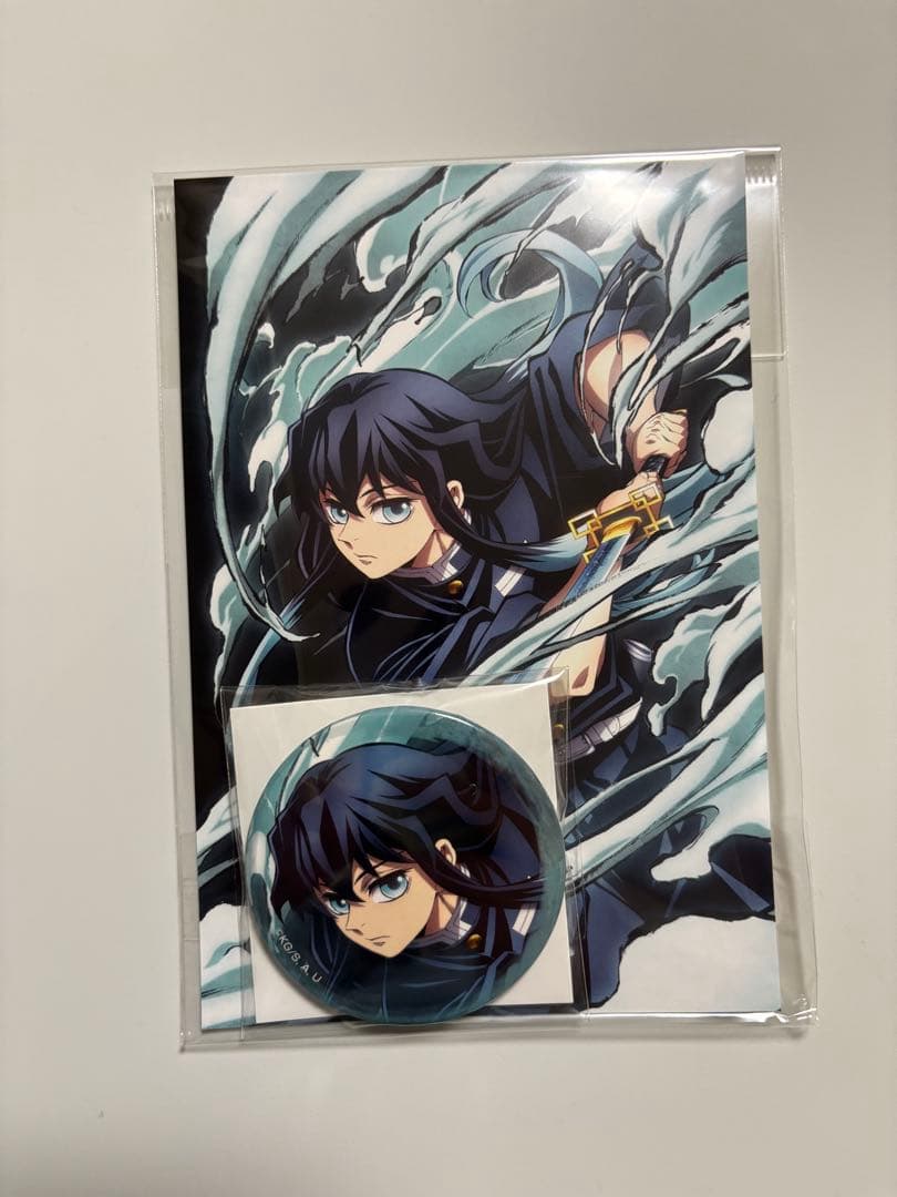 10点 時透無一郎 缶バッジ&ポストカードセット 全集中展 鬼滅の刃