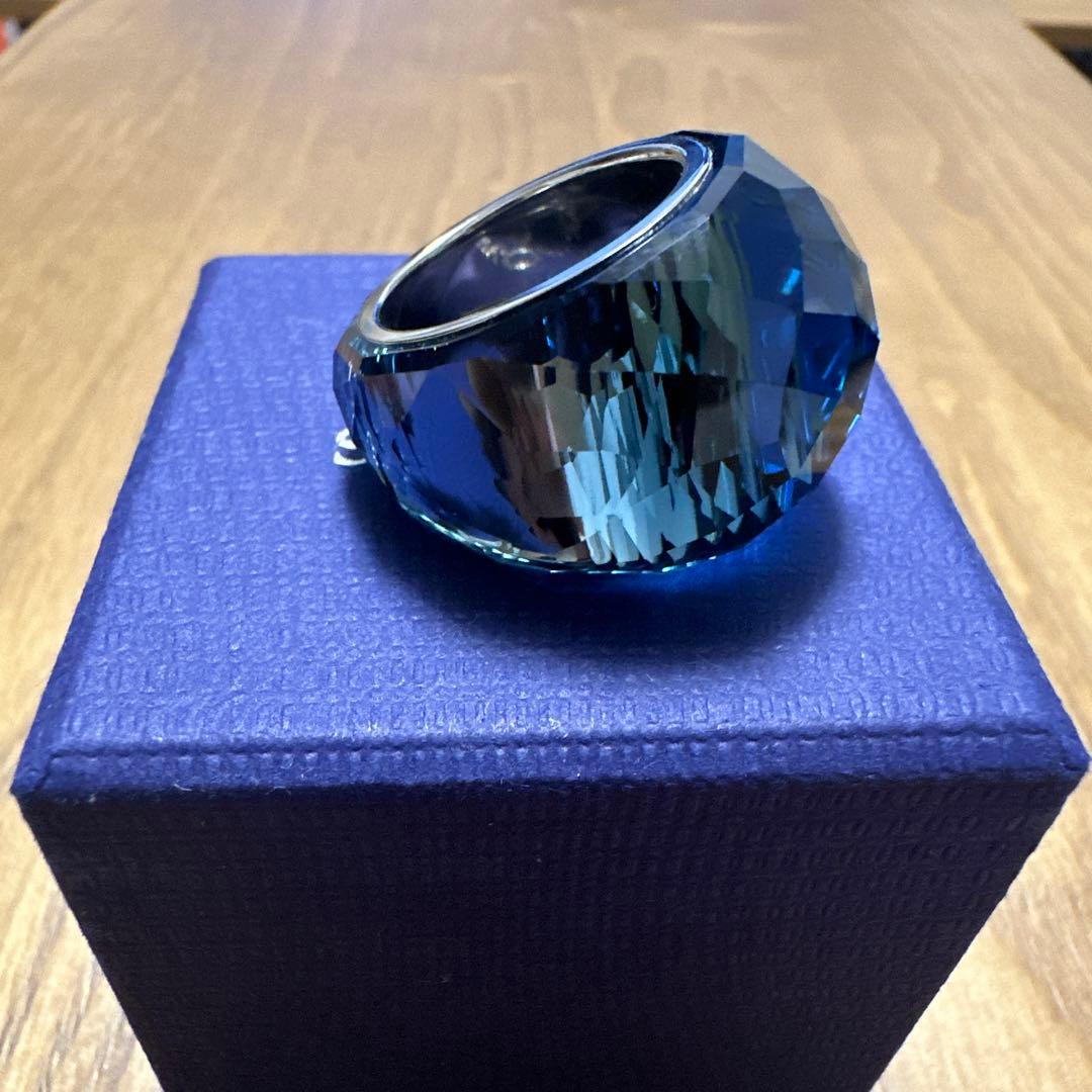 スワロフスキー nirvanaブルーリング - メルカリ