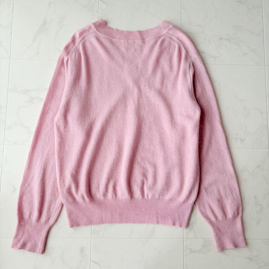 美品✨《Spick＆Span 》24AW カシミヤ混Vネックプルオーバー　ピンク