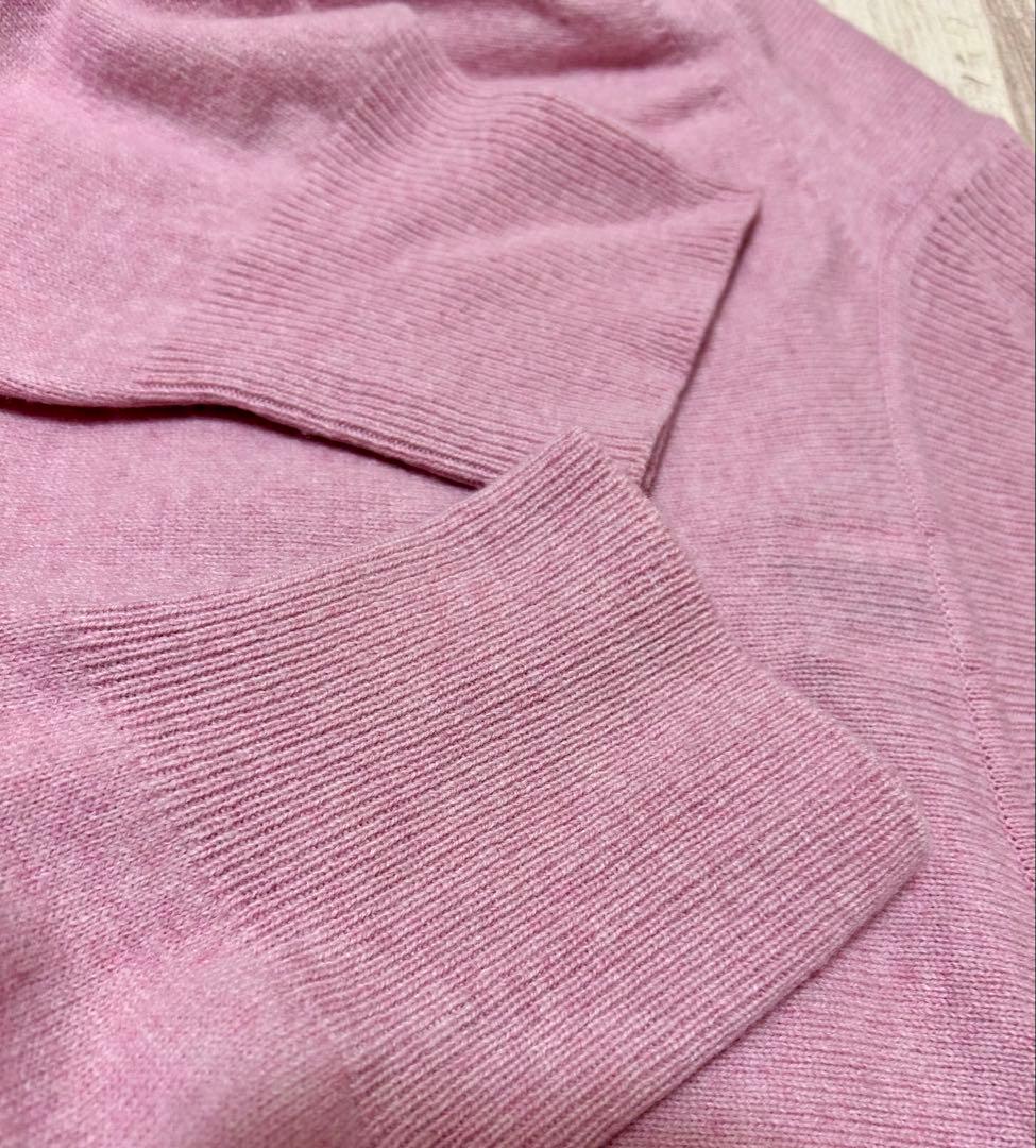 美品✨《Spick＆Span 》24AW カシミヤ混Vネックプルオーバー　ピンク