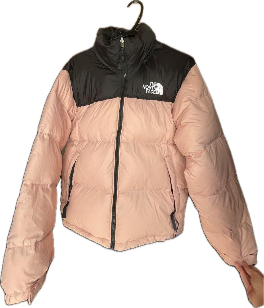 THE NORTH FACE ダウンジャケット S ピンク/ブラック - メルカリ
