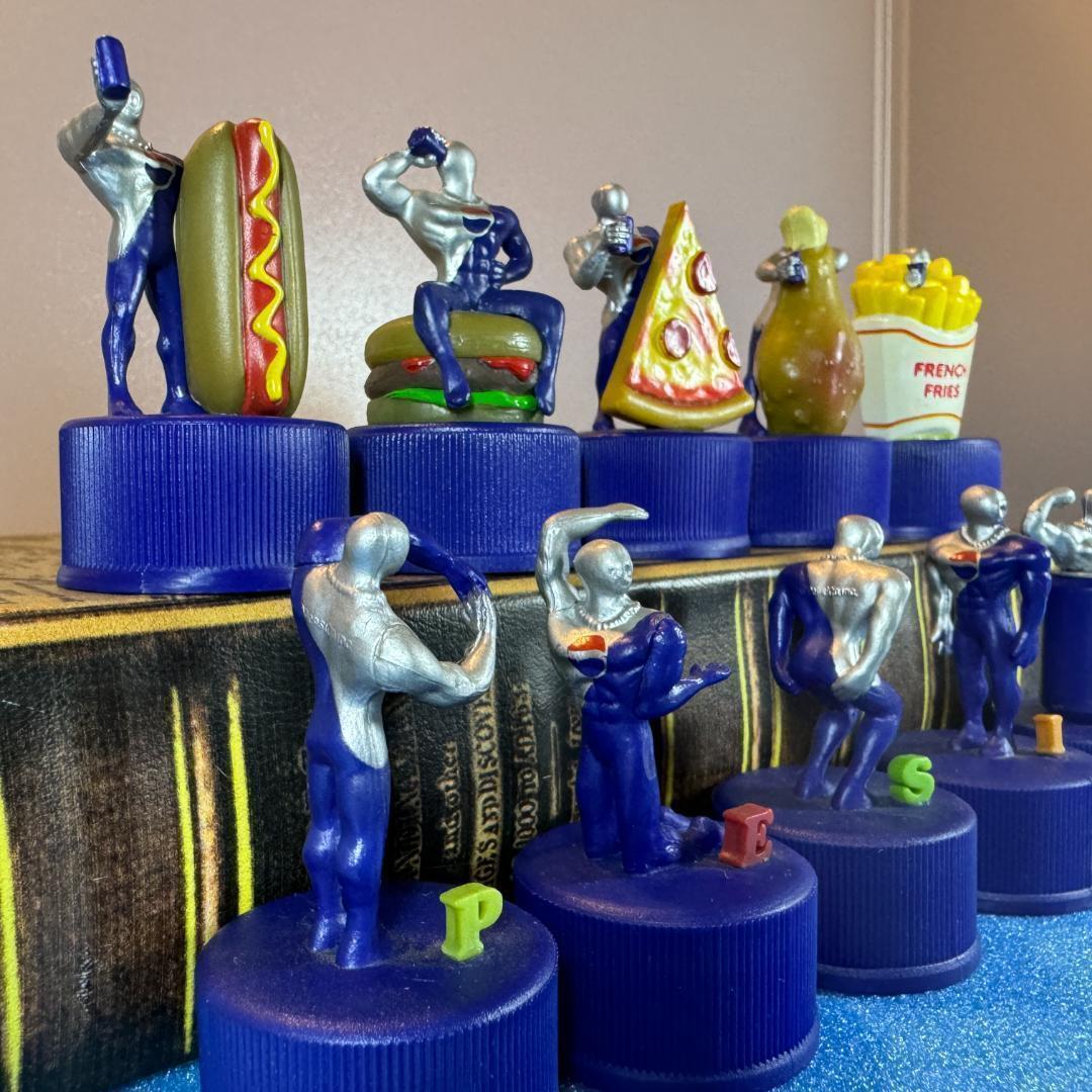 コンプリート ペプシマンキャップ 第1弾 ~ 第5弾全種 PEPSI【1998