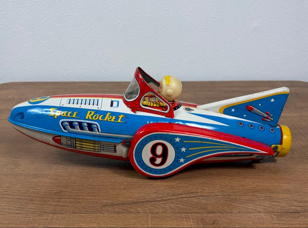 増田屋 モダントーイ ブリキ スペースロケット 玩具 マスダヤ フリクション 車