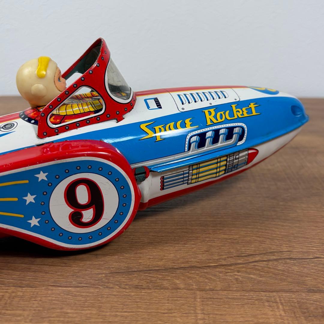 増田屋 モダントーイ ブリキ スペースロケット 玩具 マスダヤ フリクション 車