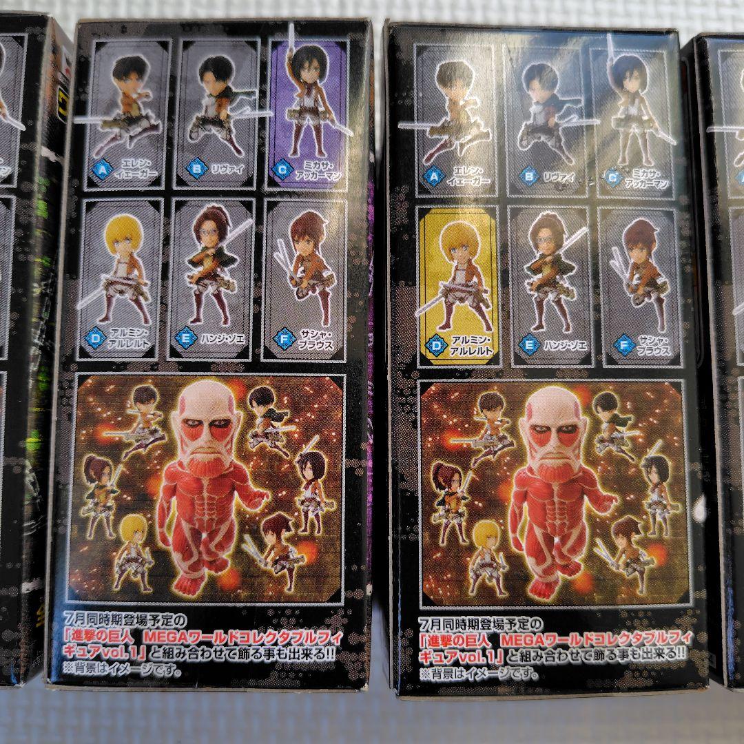 進撃の巨人　ワールドコレクタブルフィギュアVol.1全6種