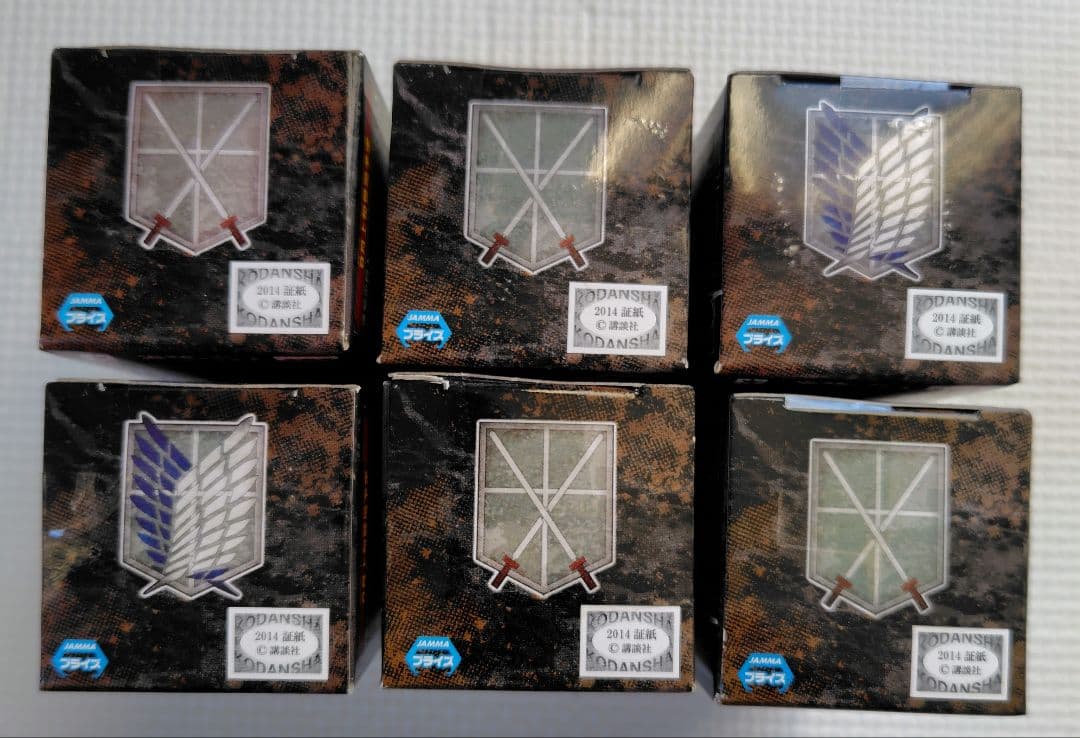 進撃の巨人　ワールドコレクタブルフィギュアVol.1全6種