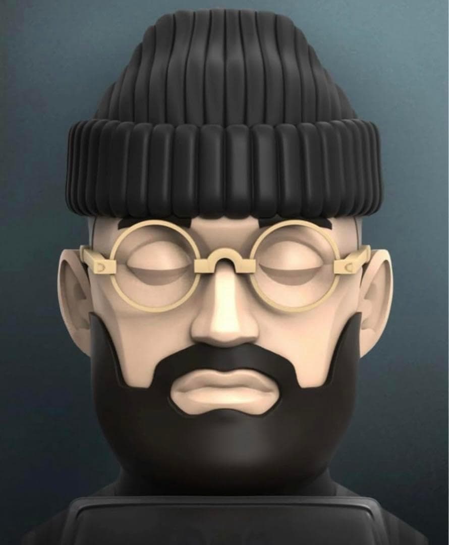 Mr.ベイリー by YARMSスタジオ 10インチ ビニールアートスタチュー