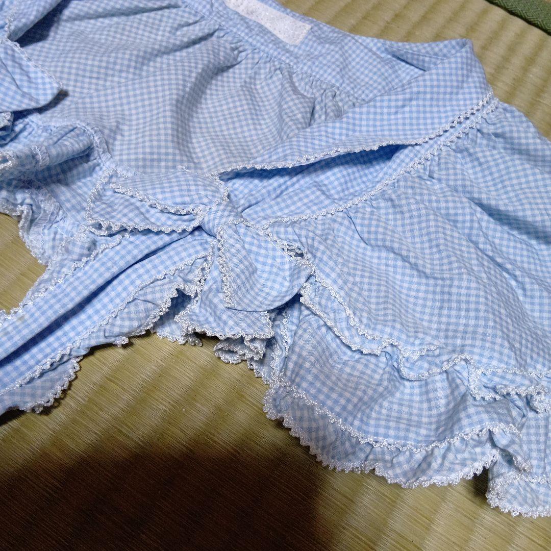 訳あり カネコイサオ ギンガムチェック吊りスカート・ケープ - メルカリ