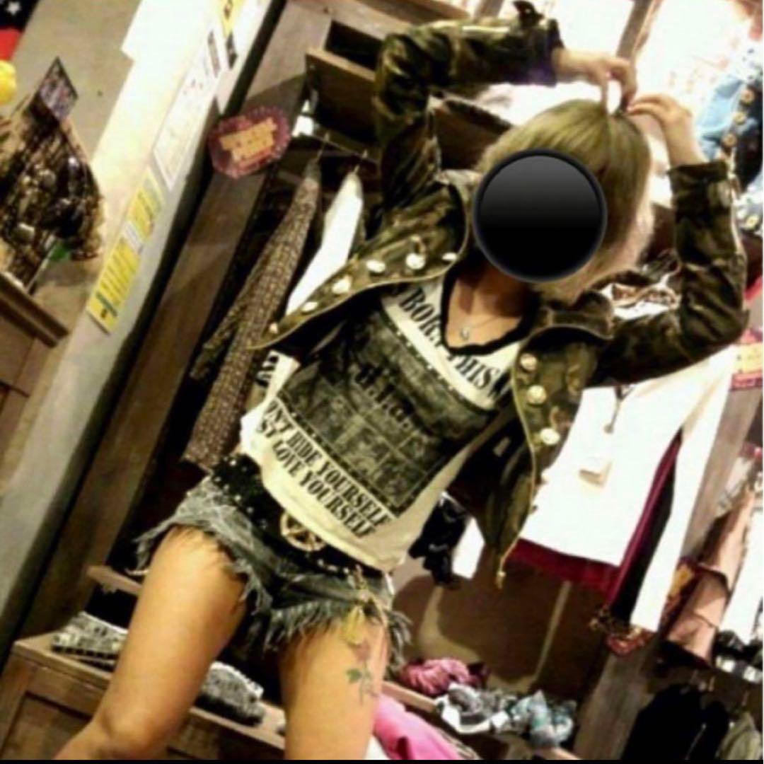 d.i.aダイヤ平成ギャル強めギャル迷彩柄ミリタリージャケット☆2way