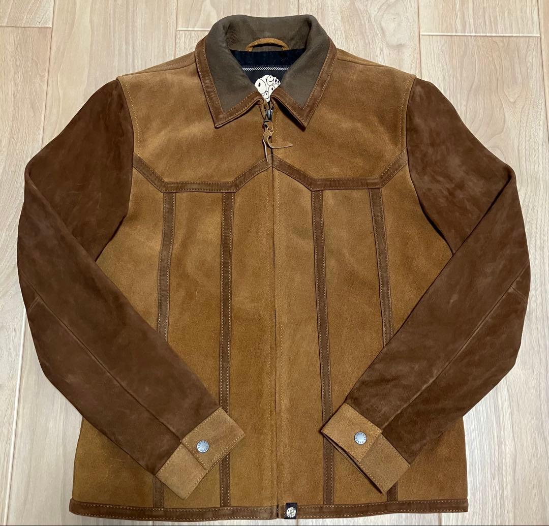 Pretty Green 本革スウェードライダースジャケット サイズ3 楽天市場】ライダースジャケット メンズ スウェードショートジャケット
