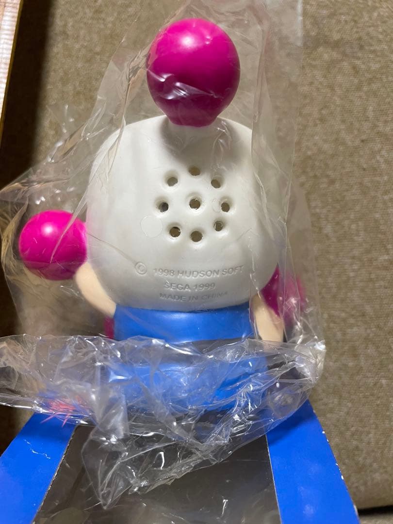 【希少レア】ボンバーマン てのりサウンドマスコット　動作未確認　白ボン