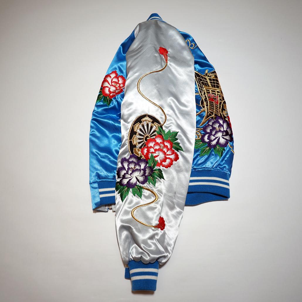 美品】プリンス商会 50周年 記念スカジャン YOKOSUKA 和柄 刺繍