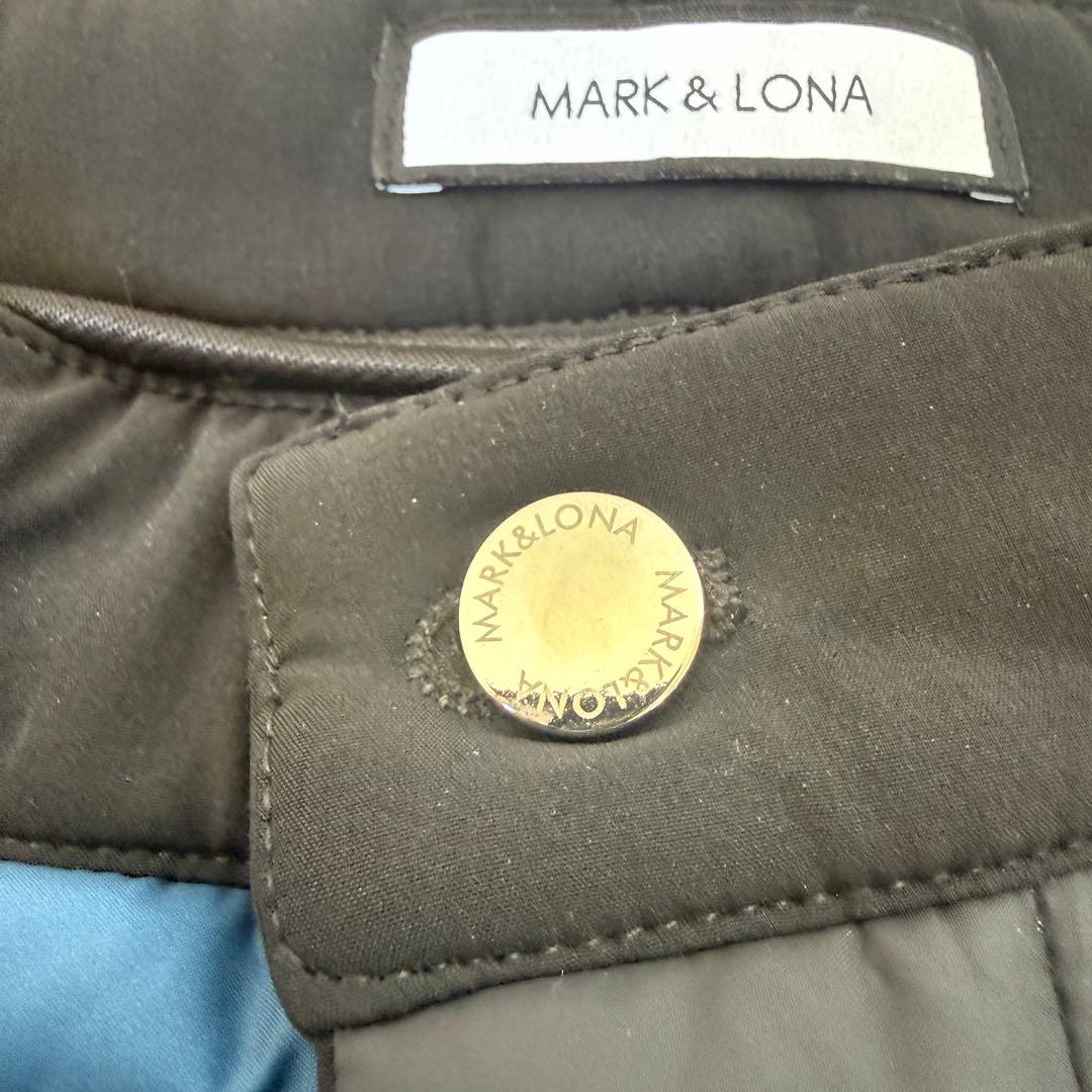 防寒 中綿入り マークアンドロナ ダウンパンツ S〜M相当 黒 迷彩