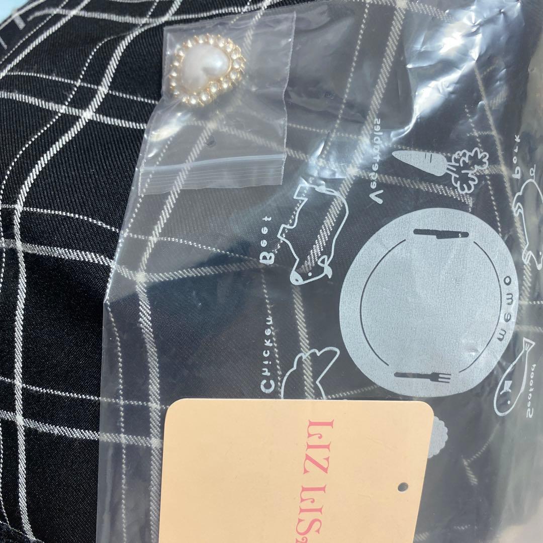 リズリサ レースアップサスペンダー付きスカパン ブラックチェック