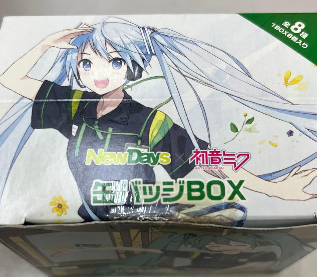 NewDays×初音ミク 缶バッジBOX