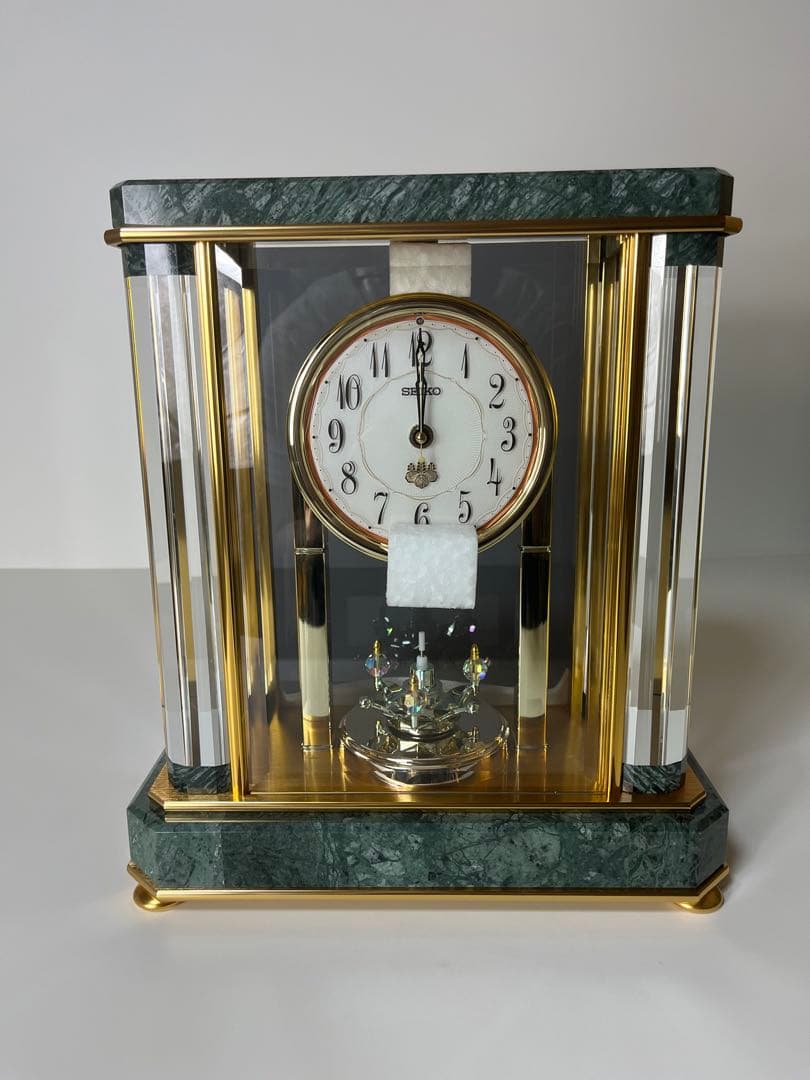 新品未使用 SEIKO HW926G 内閣総理大臣贈呈 蛇紋石 置時計 - メルカリ