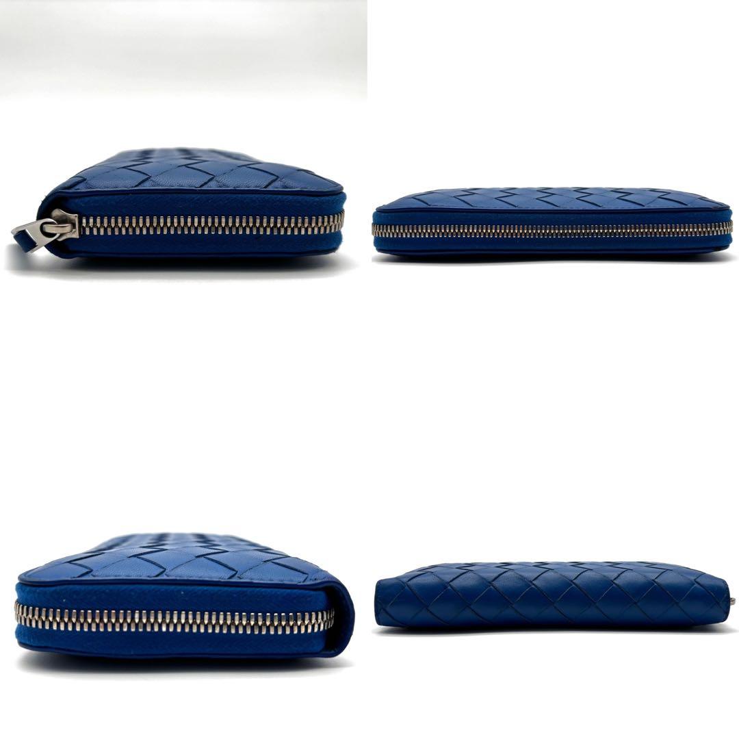 極美品】ボッテガヴェネタ 長財布 マキシイントレ RFIDモデル 青 × 黄