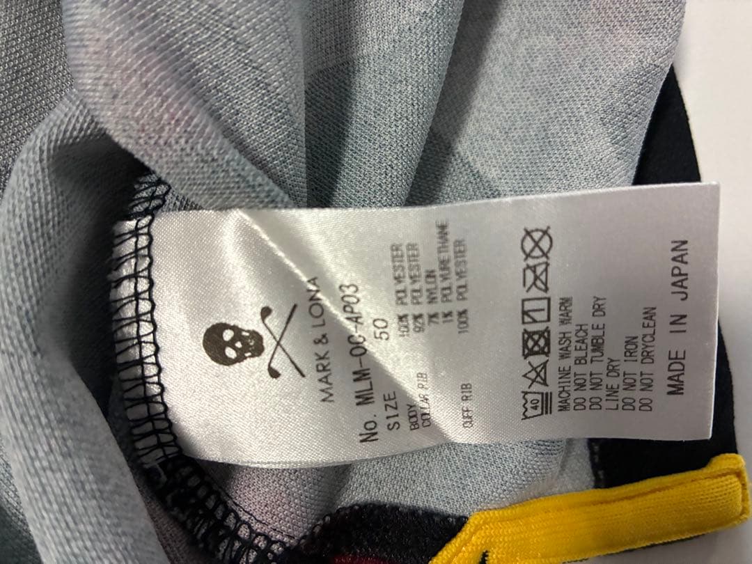 MARK & LONA ポロシャツ サイズ50 黒/赤タイダイ - メルカリ