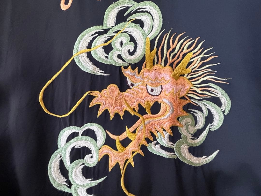 テーラー東洋 港商 スカジャン XL 2017 ドラゴン タイガー 特大