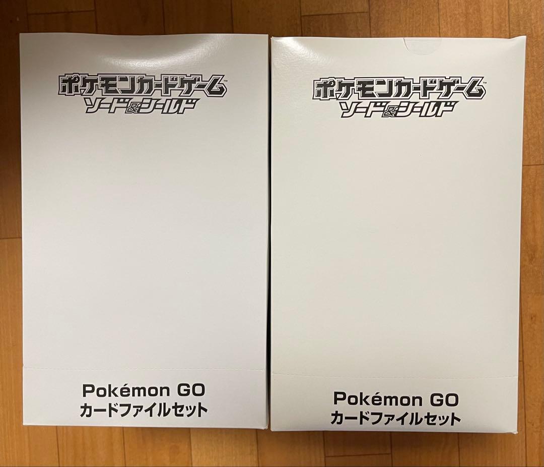 【最安値】Pokémon GO カードファイルセット 6個入り×2カートン