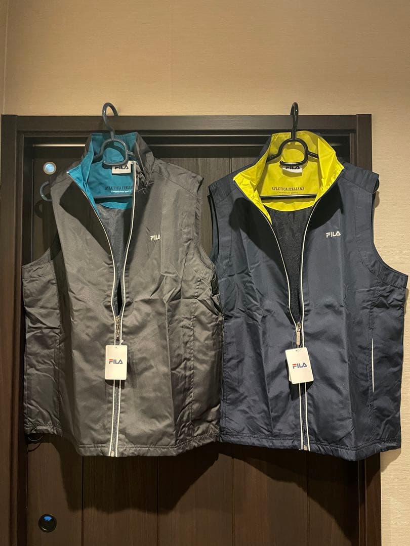 新品ベスト2枚セット】FILA サイズL - メルカリ