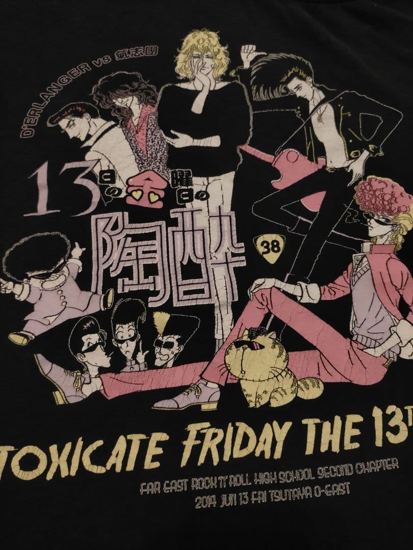 【希少品】気志團×D’ERLANGER　LIVEグッズＴシャツ