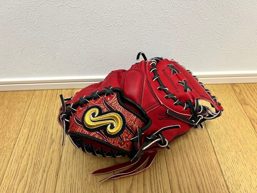 名もなきミット 成金ミット 硬式 キャッチャーミット 極美品】成金ミット 名も無きミット TYPE-C100S キャッチャーミットの