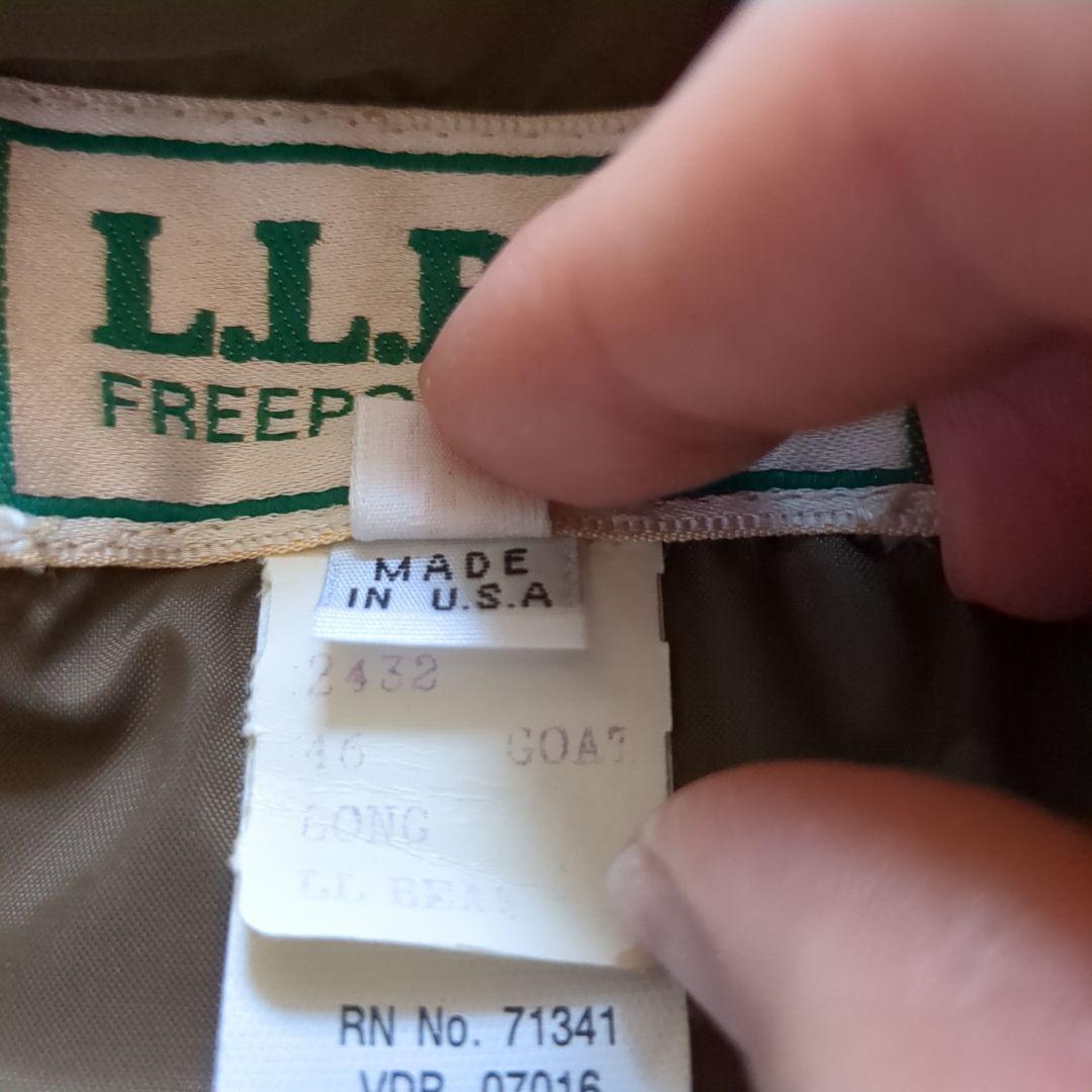 美品 USA製 L.L.Bean A-2タイプ レザージャケット ブラック XL