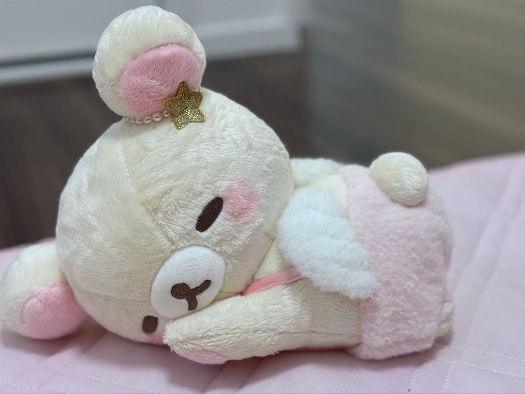 コリラックマ　チャイロイコグマ　すやすや天使の寝顔ぬいぐるみ