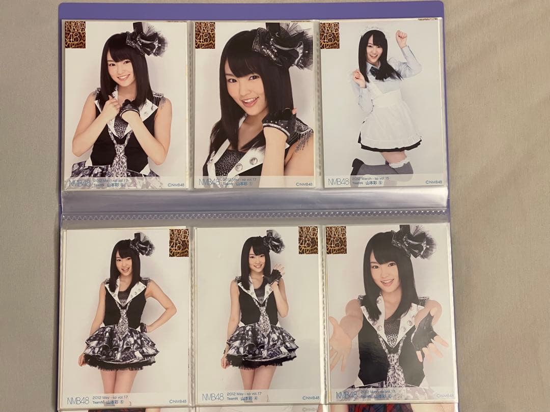 山本彩さん　NMB48 生写真　公式写真　カード　110枚　バラ売り可