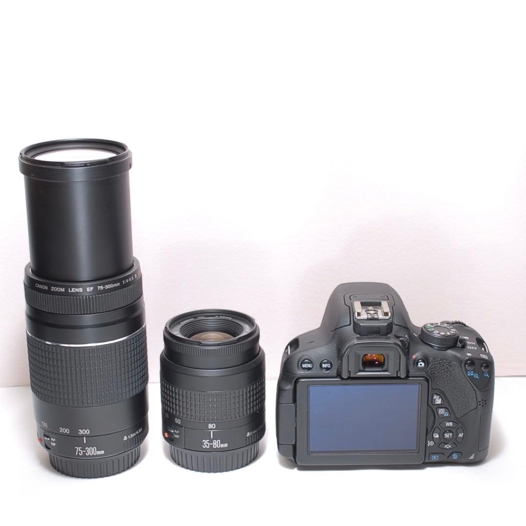 ✨美品✨スマホ転送✨Canon kiss x7i ✨望遠ダブルズームキット - メルカリ