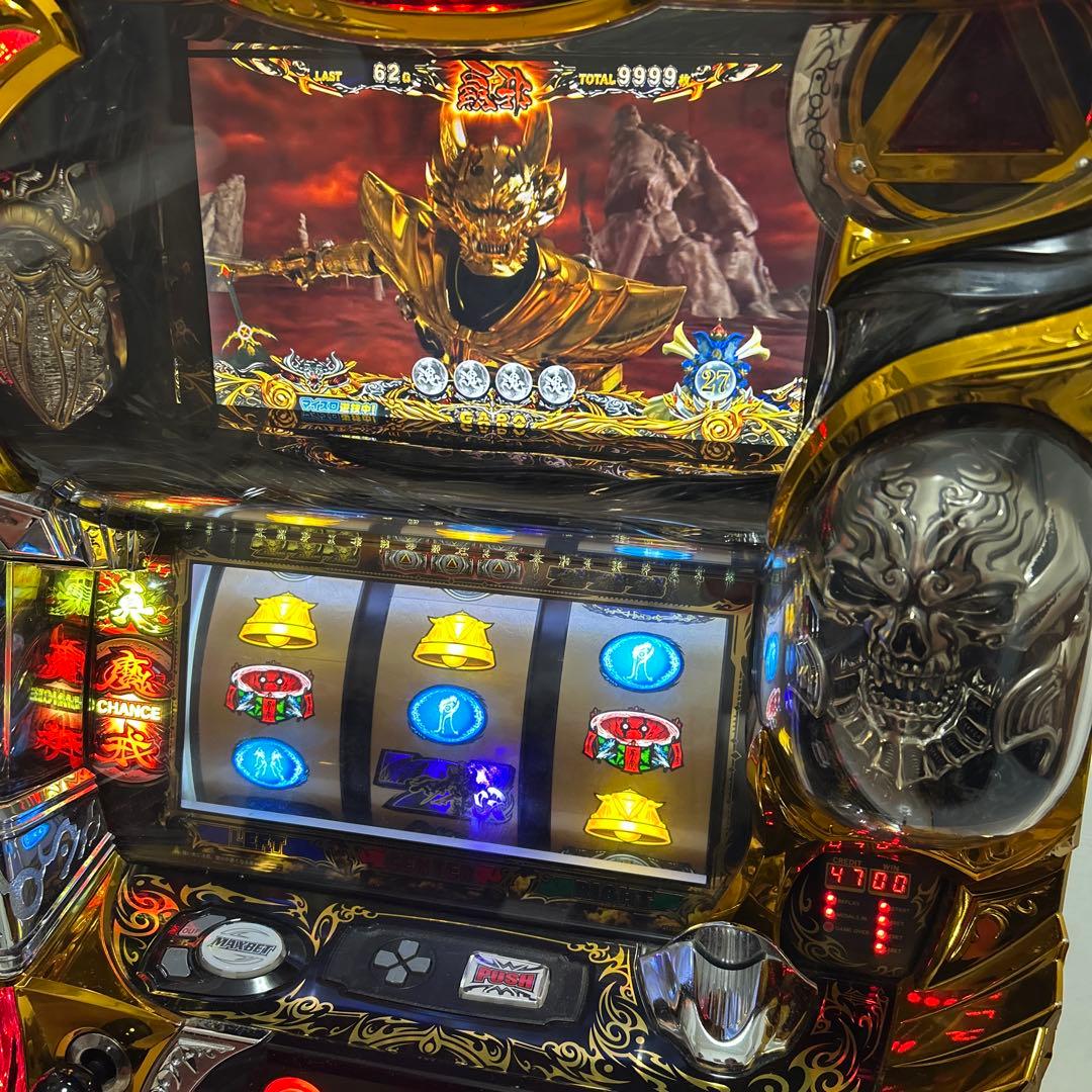 実機　パチスロ　スロット　牙狼　守りし者　レス　５号機　GARO