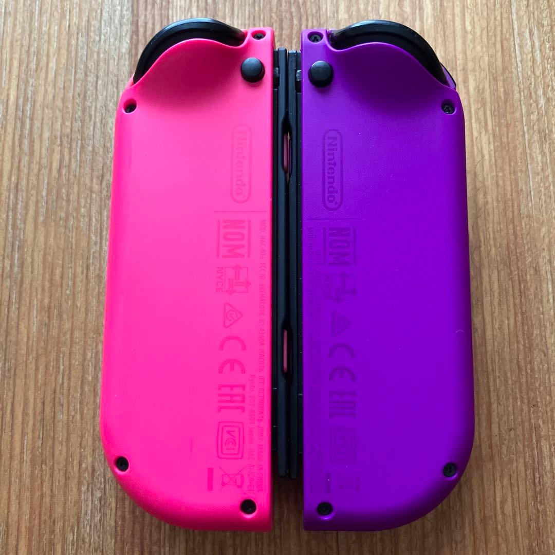 Switch ジョイコン ネオンパープル×ネオンピンク ニンテンドー - メルカリ